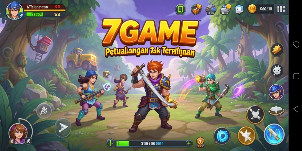 Tampilan gameplay petualangan seru di 7GAME yang mendebarkan.