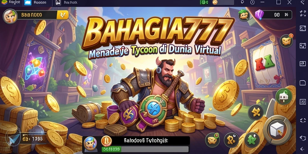 Tampilan gameplay BAHAGIA777 yang menarik dan penuh warna.