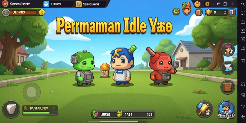 Screenshot utama menampilkan gameplay seru dari IDR89.