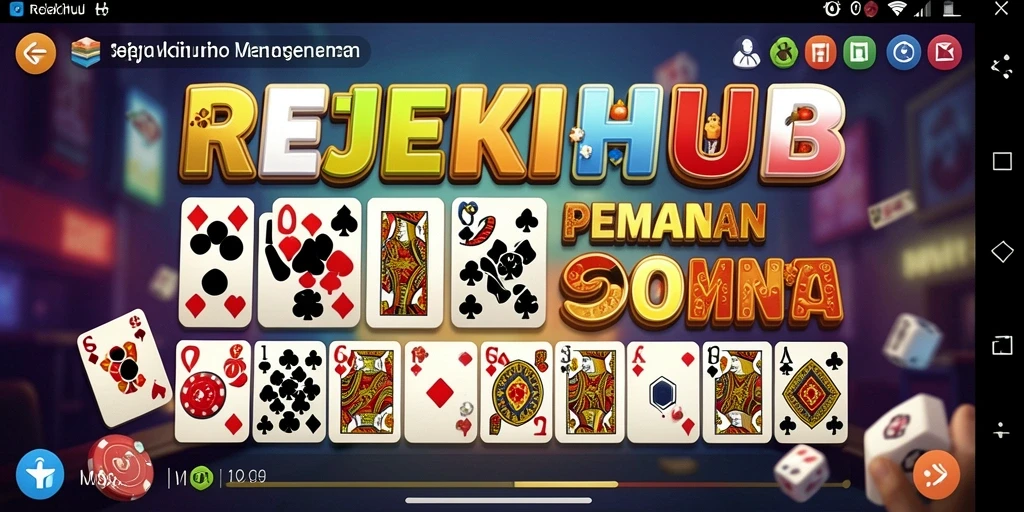 Tampilan gameplay seru Domino di REJEKIHUB.
