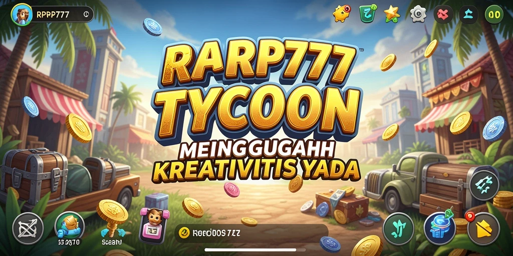 Screenshot gameplay RPRP777 menampilkan pengalaman Tycoon yang mendebarkan.