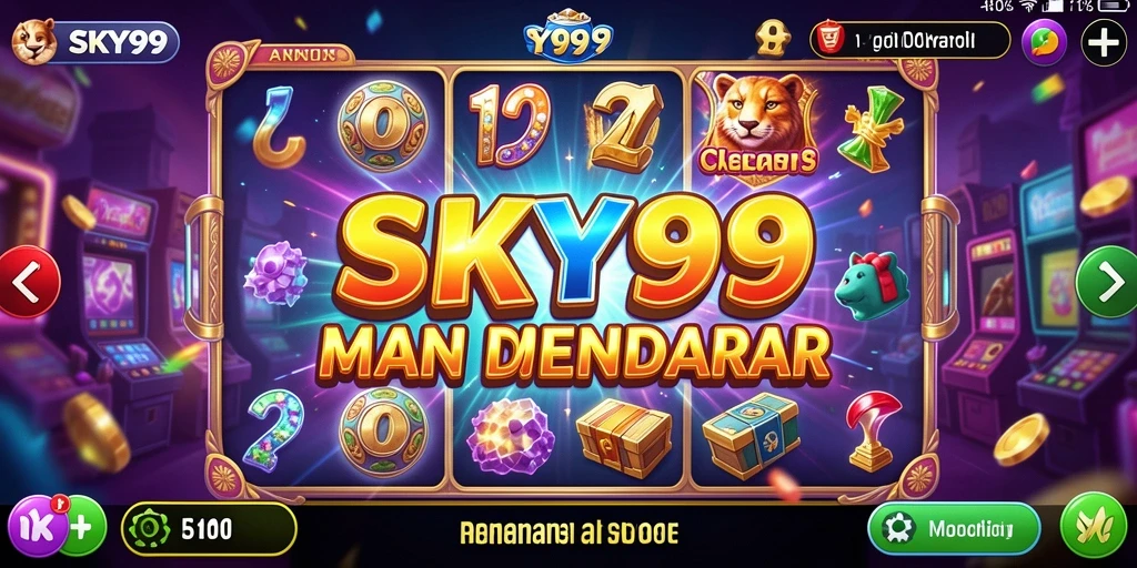 Tampilan gameplay yang menarik dan penuh warna dari SKY99.