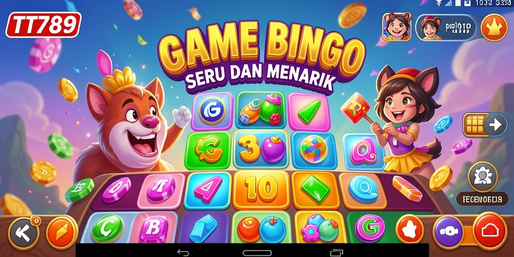 Tampilan gameplay menarik dalam game Bingo TT789.