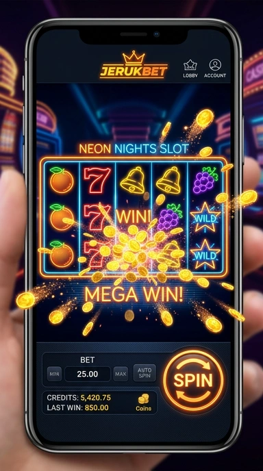Screenshot fitur unggulan jerukbet yang memudahkan pencarian aplikasi.